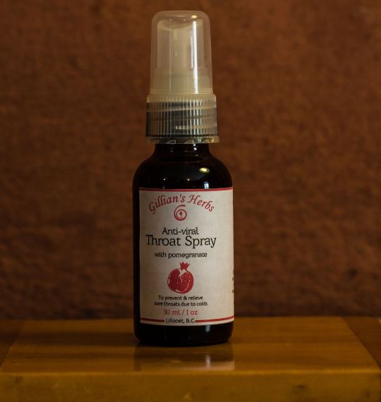 Throat Spray Tincture with Pomegranate (60 mL/2 oz)
