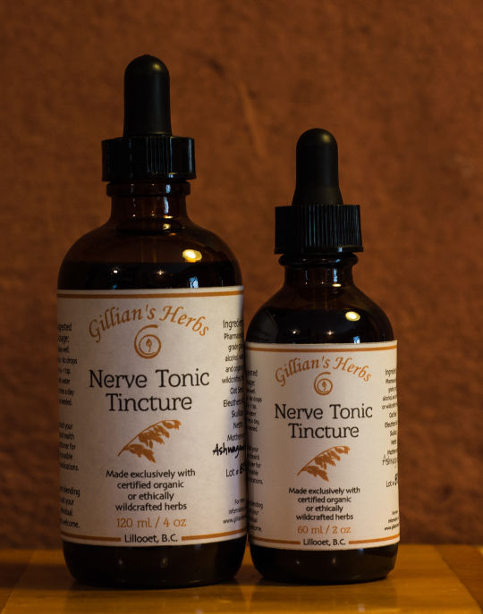 Nerve Tonic Tincture (60 mL/2 oz or 120 mL/4 oz)