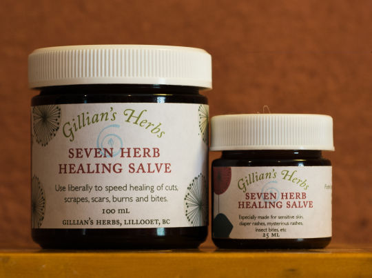 Seven Herb Healing Salve (25 mL/0.8 oz or 120 mL/3.2 oz)